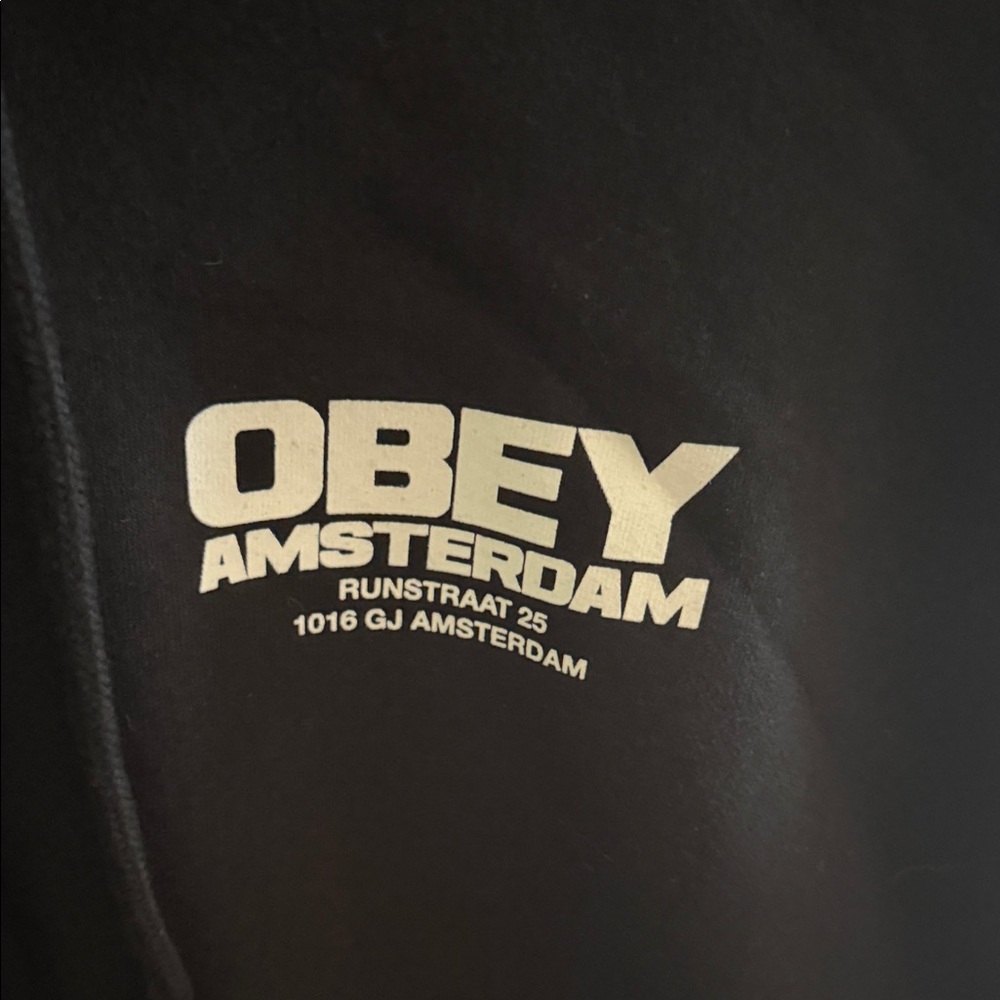 Obey Black Hoodie Sweater - Picture 2 of 5
